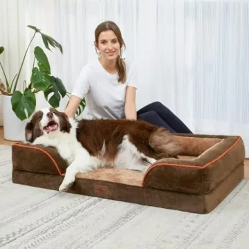 Orthopedic Dog Bed for Extra Large Dogs, Waterproof and Washable