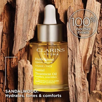 Clarins Santal Face Treatment Oil for Dry Skin Hydration