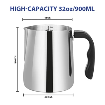 SAEUYVB 32oz Stainless Steel Candle Making Pouring Pot