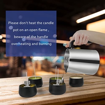 SAEUYVB 32oz Stainless Steel Candle Making Pouring Pot