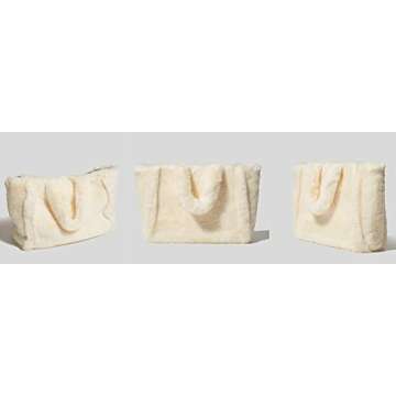 Women Fluffy Faux Fur Handbag for Stylish Everyday Use