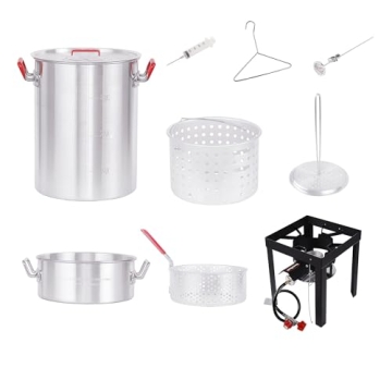CreoleFeast Turkey Fryer Combo for Perfect Outdoor Cooking