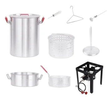 CreoleFeast Turkey Fryer Combo for Perfect Outdoor Cooking