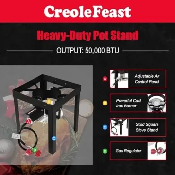 CreoleFeast Turkey Fryer Combo for Perfect Outdoor Cooking