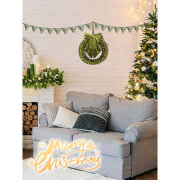 Elegant Velvet Christmas Wreath for Holiday Decorations