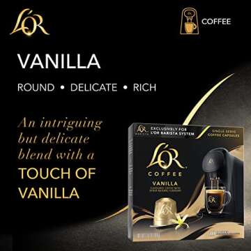 L'OR Coffee Pods Vanilla Blend - 30 Capsules for L'OR BARISTA