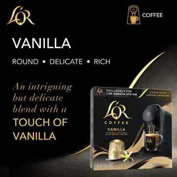 L'OR Coffee Pods Vanilla Blend - 30 Capsules for L'OR BARISTA