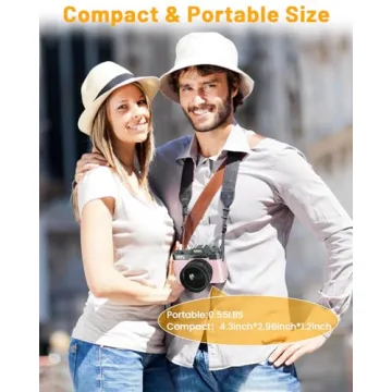 VJIANGER 4K Vlogging Camera for YouTube with Flip Screen