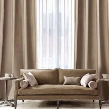 MIULEE Velvet Blackout Curtains for Elegant Home Decor 52x84