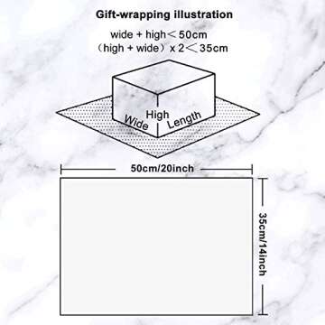 Whaline Rose Gold Tissue Paper Bulk, 100 Sheets Metallic Gift Wrapping Paper for Home, Kitchen, Vale...