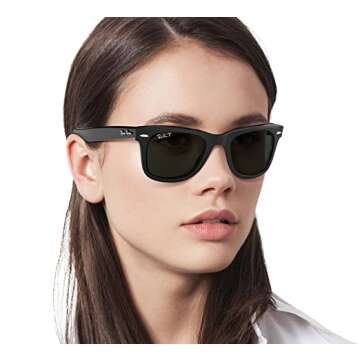 Ray-Ban Wayfarer Polarized Sunglasses for Clear Vision
