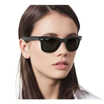 Ray-Ban Wayfarer Polarized Sunglasses for Clear Vision