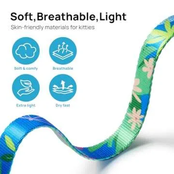 Adjustable Escape Proof Cat Harness and Leash Set