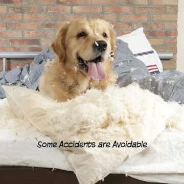 Pet Gate - 3-Panel Indoor Foldable Dog Fence for Stairs, Hallways, or Doorways - 54x24-Inch Retractable Wood Freestanding Dog Gates by PETMAKER (Gray)