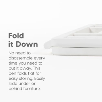 IRIS USA 24" Exercise Pet Playpen with Door for Small Pets