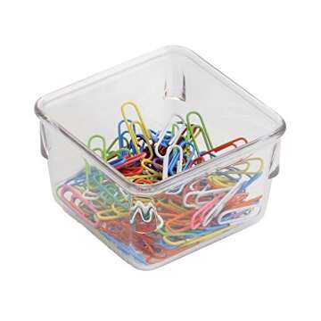 CLEAR LINUS ORG 3X3X2"