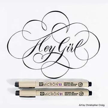 Sakura Pigma Micron Pen 0.35mm Black - Ideal for Artists