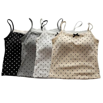 Zcargel Stylish Summer Bow Camisole Women's Tank Tops