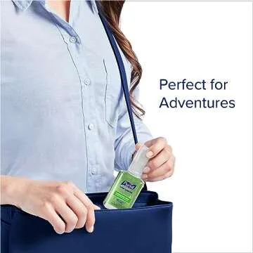Purell Advanced Hand Sanitizer Gel Infused with Essential Oils, Energizing Mint, 2 fl oz Travel-Size Pump Bottle (Pack of 6) – 3907-04-EC