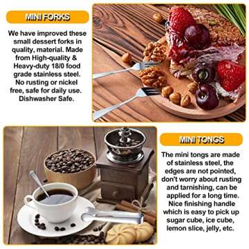 24Pcs Cheese Knife Set for Charcuterie and Serving