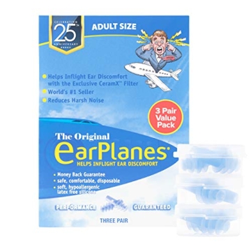 New Super Soft EarPlanes Ear Plugs for Air Travel Comfort