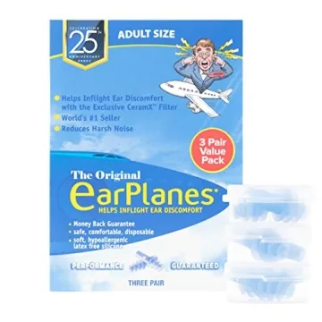New Super Soft EarPlanes Ear Plugs for Air Travel Comfort