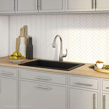 Kraus Forteza Black Granite Kitchen Sink - Stylish & Durable