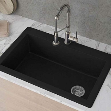 Kraus Forteza Black Granite Kitchen Sink - Stylish & Durable