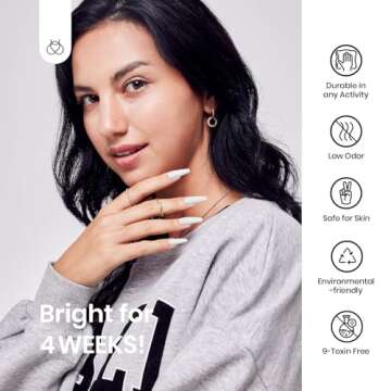 Beetles Gel Nail Polish - 2Pcs 15ML White Color Gel Polish Soak Off White Nail Gel Polish Set Nail Design Decoration Nail Art Manicure Salon UV LED DIY