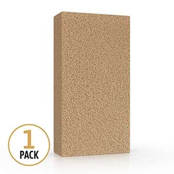 SpongeCo - Dry Cleaning Soot Eraser Sponge - Pet Hair, Smoke, Soot, Dust and Dirt Remover - 3x6 Doub...