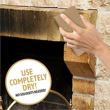 SpongeCo - Dry Cleaning Soot Eraser Sponge - Pet Hair, Smoke, Soot, Dust and Dirt Remover - 3x6 Double, One Unit