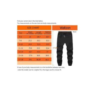 Boys Quick-Dry Cargo Jogger Pants for Outdoor Fun