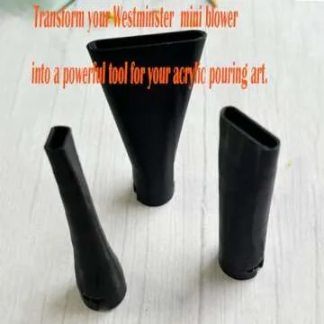 JILINWEI Mini Blower Nozzle Attachments Set for Acrylic Art