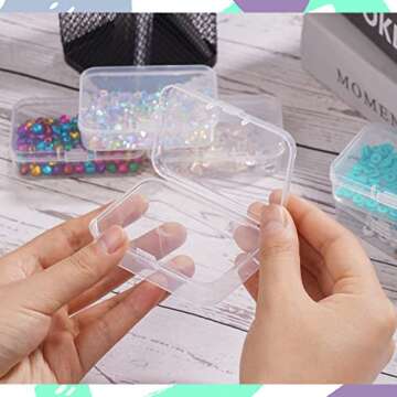 Clear Plastic Storage Containers for Crafts & More