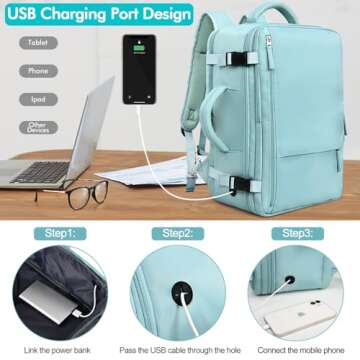 Flight Approved Rinlist Travel Laptop Backpack for All