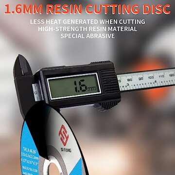 SI FANG Cut Off Wheels for Metals & Stainless Steel 10Pcs