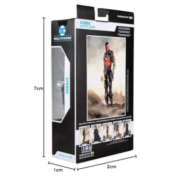 Cyborg 7" Action Figure by McFarlane Toys Shines