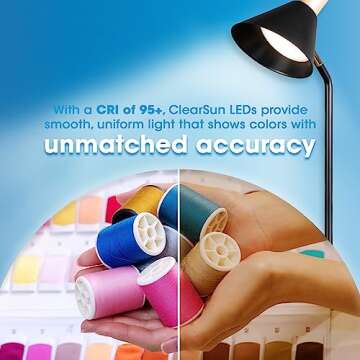 OttLite Merge LED Desk Lamp - Wireless Charging & Eye Comfort