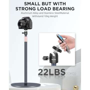 Nycetek Webcam Stand Tripod for Streaming and Online Learning