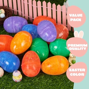 JOYIN 30 Pcs Iridescent Easter Eggs for Spring Fun