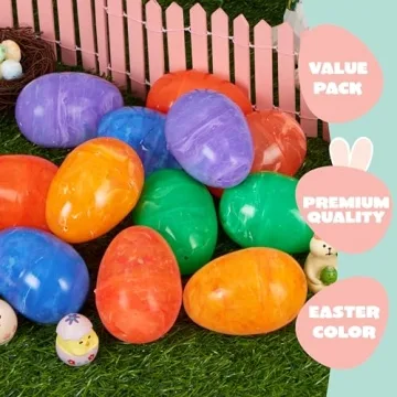 JOYIN 30 Pcs Iridescent Easter Eggs for Spring Fun