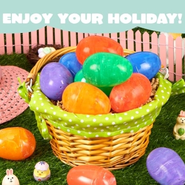 JOYIN 30 Pcs Iridescent Easter Eggs for Spring Fun