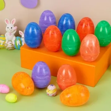 JOYIN 30 Pcs Iridescent Easter Eggs for Spring Fun