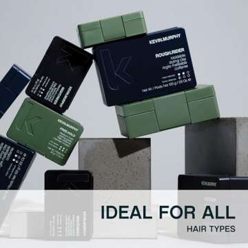 KEVIN.MURPHY ROUGH.RIDER Clay - Hair Strengthening Clay - For All Hair Types - Moldable Styling Clay - Sulphate Free Hair Care - 30 g / 1.1 oz