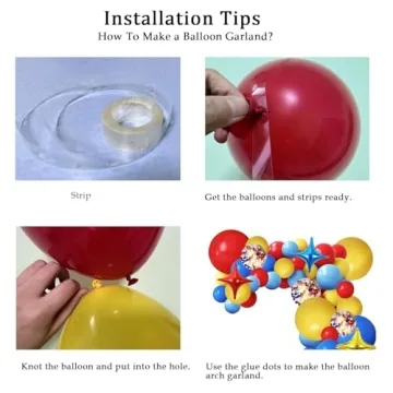 Carnival Circus Balloons Arch Garland Kit for Any Celebration