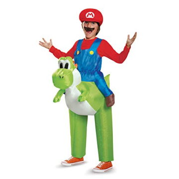 Super Mario Bros. Inflatable Yoshi Riding Costume for Kids
