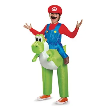 Super Mario Bros. Inflatable Yoshi Riding Costume for Kids