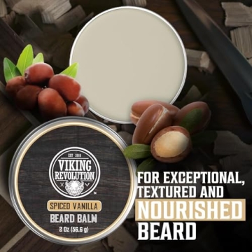 Viking Revolution Spiced Vanilla Beard Balm - Grooming Essential