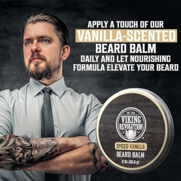 Viking Revolution Spiced Vanilla Beard Balm - Grooming Essential