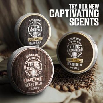 Viking Revolution Spiced Vanilla Beard Balm - Grooming Essential